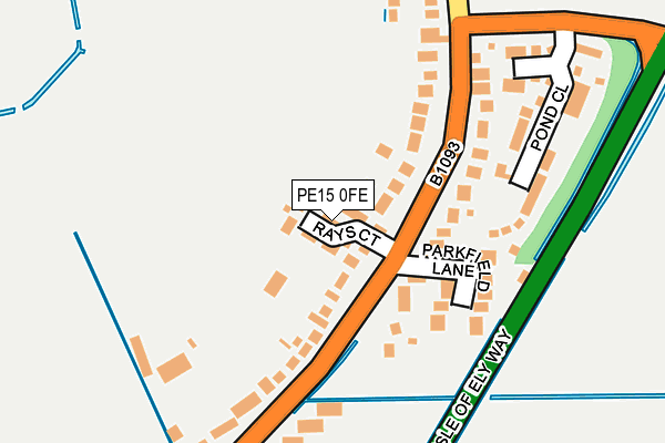 PE15 0FE map - OS OpenMap – Local (Ordnance Survey)