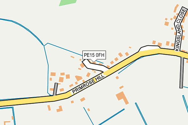 PE15 0FH map - OS OpenMap – Local (Ordnance Survey)