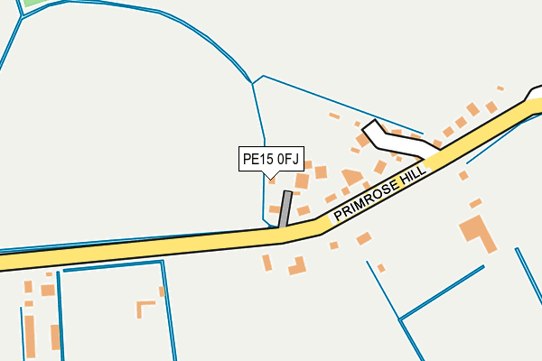 PE15 0FJ map - OS OpenMap – Local (Ordnance Survey)