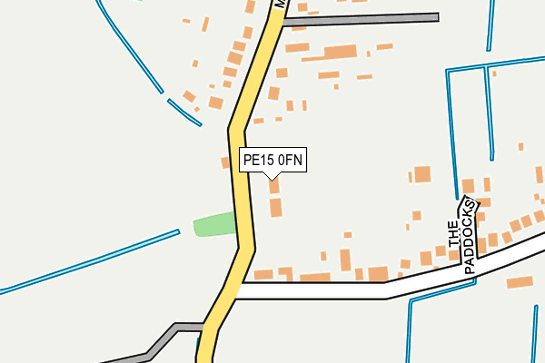 PE15 0FN map - OS OpenMap – Local (Ordnance Survey)