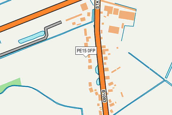 PE15 0FP map - OS OpenMap – Local (Ordnance Survey)