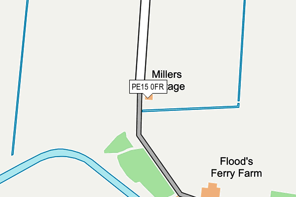 PE15 0FR map - OS OpenMap – Local (Ordnance Survey)