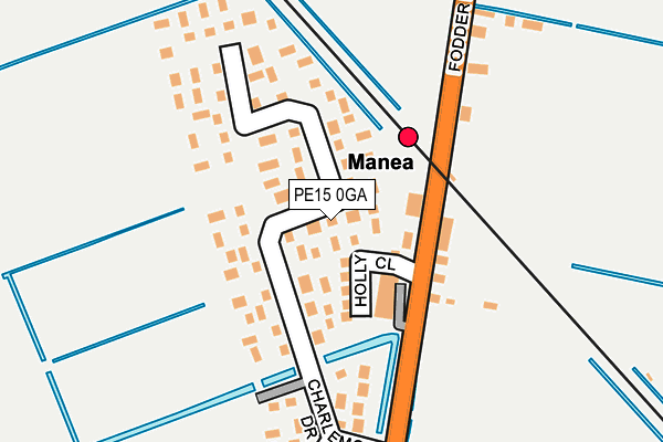 PE15 0GA map - OS OpenMap – Local (Ordnance Survey)