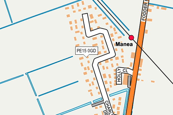 Map of GALMART LOGISTICS LTD at local scale