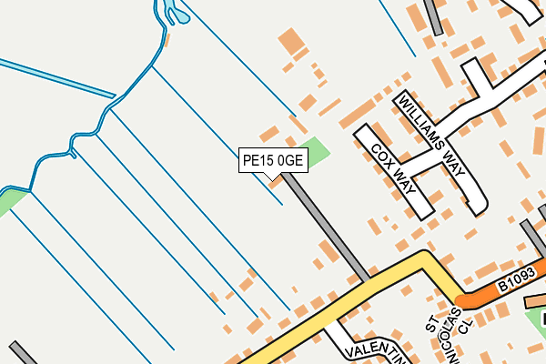 PE15 0GE map - OS OpenMap – Local (Ordnance Survey)