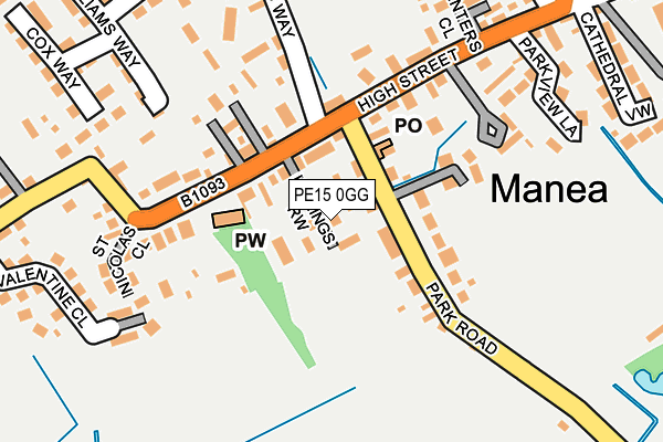 PE15 0GG map - OS OpenMap – Local (Ordnance Survey)