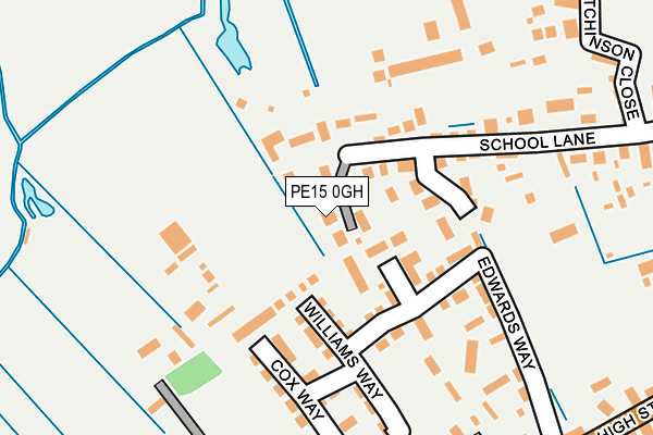 PE15 0GH map - OS OpenMap – Local (Ordnance Survey)