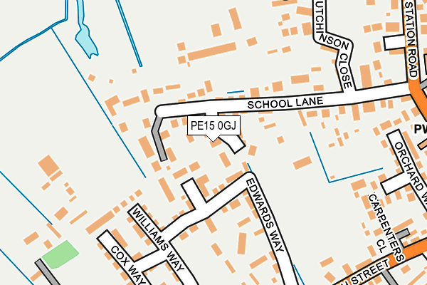 PE15 0GJ map - OS OpenMap – Local (Ordnance Survey)