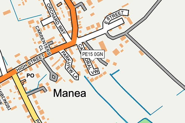 PE15 0GN map - OS OpenMap – Local (Ordnance Survey)