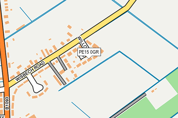 PE15 0GR map - OS OpenMap – Local (Ordnance Survey)
