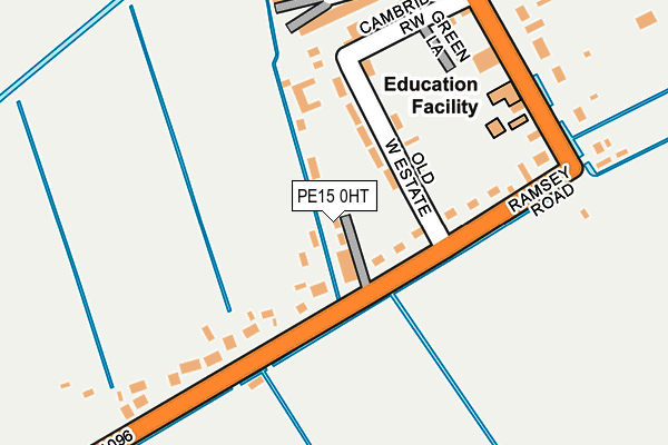 PE15 0HT map - OS OpenMap – Local (Ordnance Survey)