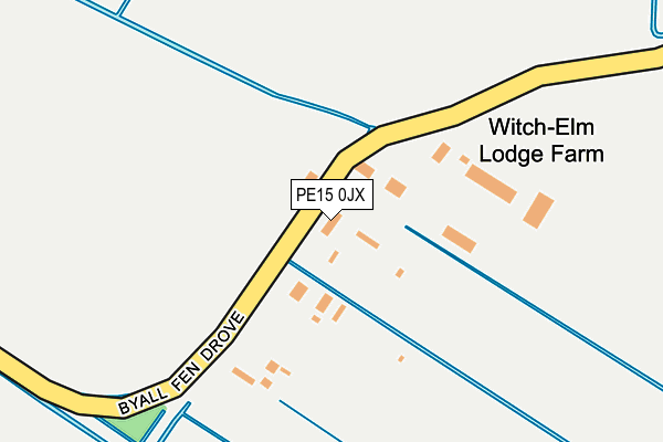 PE15 0JX map - OS OpenMap – Local (Ordnance Survey)