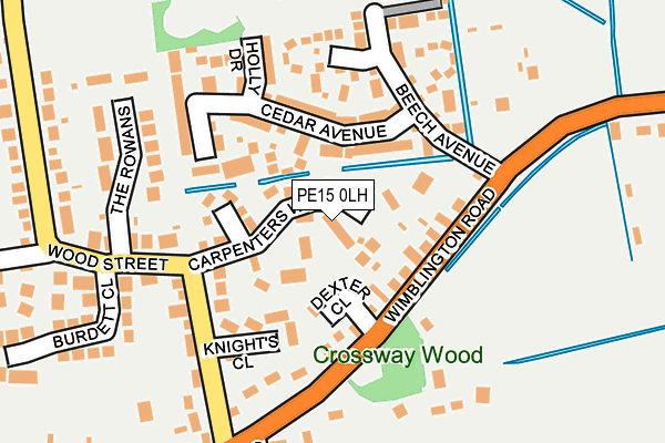 PE15 0LH map - OS OpenMap – Local (Ordnance Survey)