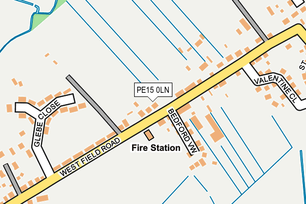 PE15 0LN map - OS OpenMap – Local (Ordnance Survey)