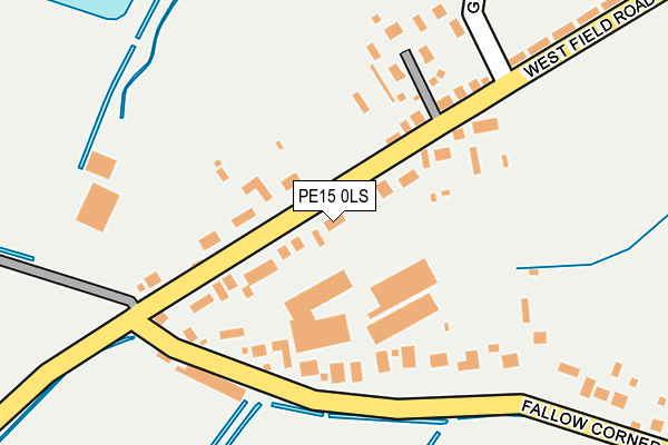 PE15 0LS map - OS OpenMap – Local (Ordnance Survey)