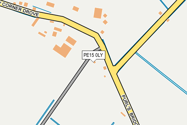 PE15 0LY map - OS OpenMap – Local (Ordnance Survey)