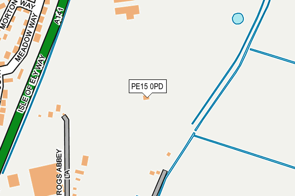 PE15 0PD map - OS OpenMap – Local (Ordnance Survey)