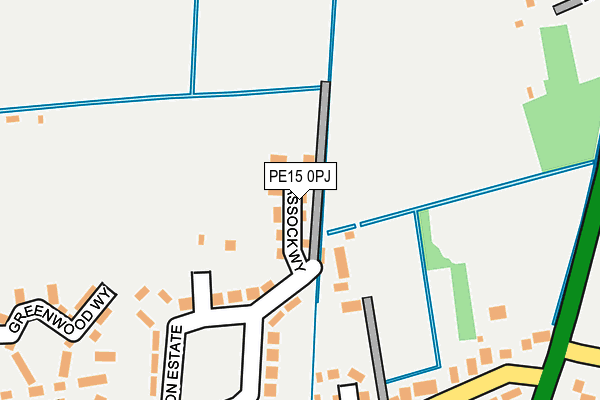 PE15 0PJ map - OS OpenMap – Local (Ordnance Survey)