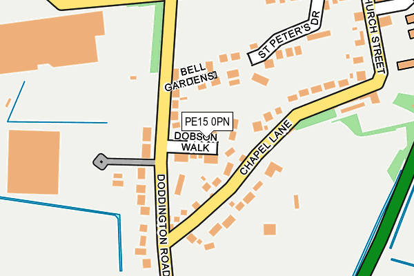 PE15 0PN map - OS OpenMap – Local (Ordnance Survey)