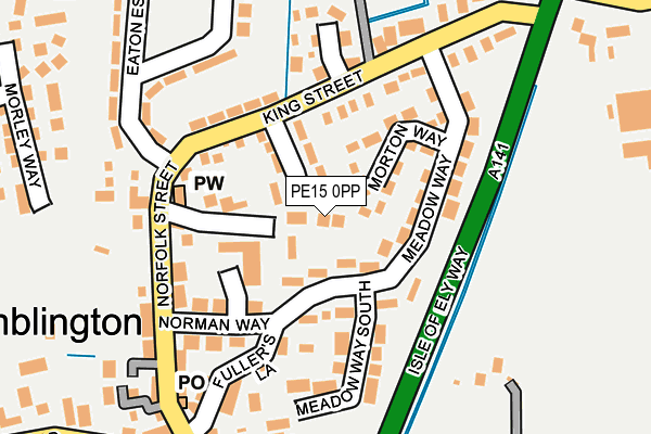 PE15 0PP map - OS OpenMap – Local (Ordnance Survey)