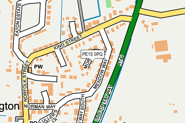 PE15 0PQ map - OS OpenMap – Local (Ordnance Survey)