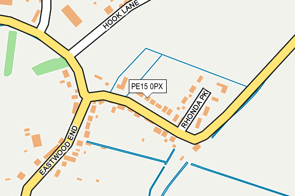 PE15 0PX map - OS OpenMap – Local (Ordnance Survey)