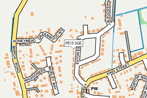 PE15 0QE map - OS OpenMap – Local (Ordnance Survey)