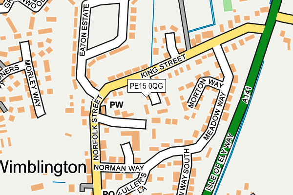 PE15 0QG map - OS OpenMap – Local (Ordnance Survey)