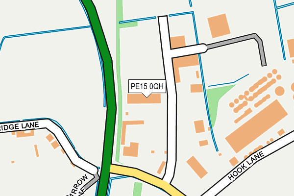 PE15 0QH map - OS OpenMap – Local (Ordnance Survey)