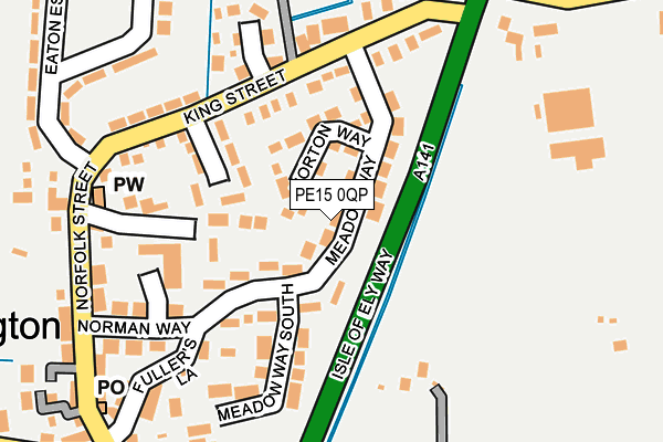 PE15 0QP map - OS OpenMap – Local (Ordnance Survey)