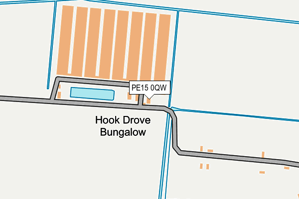 PE15 0QW map - OS OpenMap – Local (Ordnance Survey)