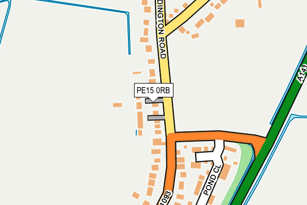 PE15 0RB map - OS OpenMap – Local (Ordnance Survey)