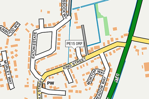 PE15 0RF map - OS OpenMap – Local (Ordnance Survey)