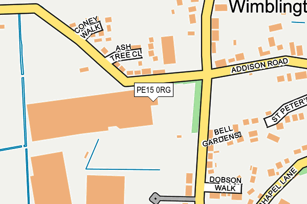 PE15 0RG map - OS OpenMap – Local (Ordnance Survey)
