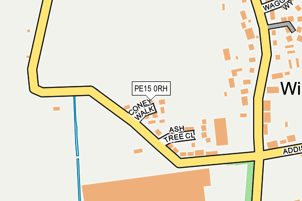 PE15 0RH map - OS OpenMap – Local (Ordnance Survey)