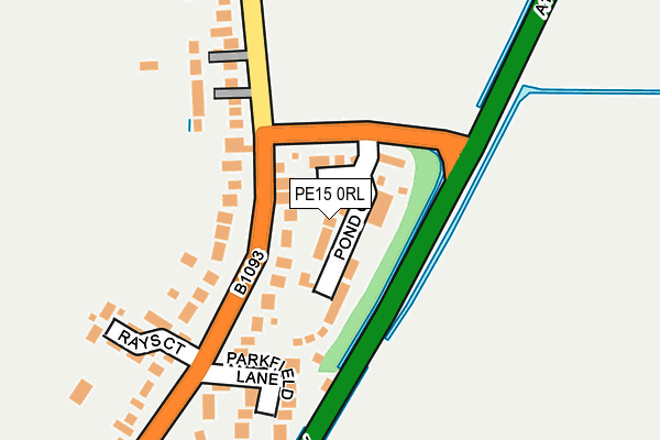 PE15 0RL map - OS OpenMap – Local (Ordnance Survey)