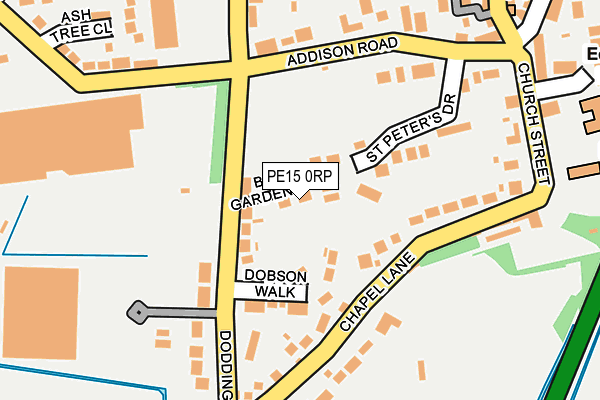 PE15 0RP map - OS OpenMap – Local (Ordnance Survey)