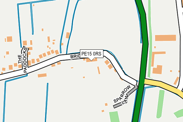 PE15 0RS map - OS OpenMap – Local (Ordnance Survey)