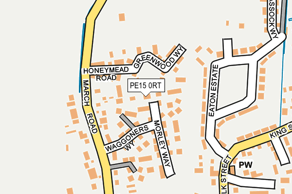 PE15 0RT map - OS OpenMap – Local (Ordnance Survey)
