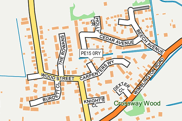 PE15 0RY map - OS OpenMap – Local (Ordnance Survey)