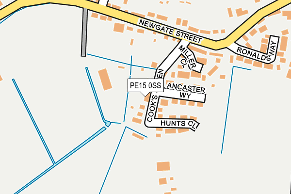 PE15 0SS map - OS OpenMap – Local (Ordnance Survey)