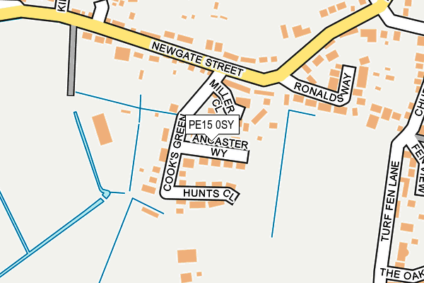 PE15 0SY map - OS OpenMap – Local (Ordnance Survey)