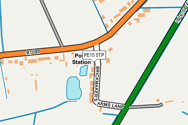 PE15 0TP map - OS OpenMap – Local (Ordnance Survey)