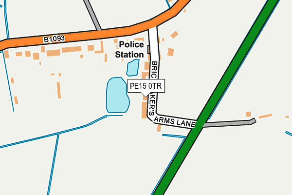 PE15 0TR map - OS OpenMap – Local (Ordnance Survey)