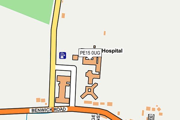 PE15 0UG map - OS OpenMap – Local (Ordnance Survey)