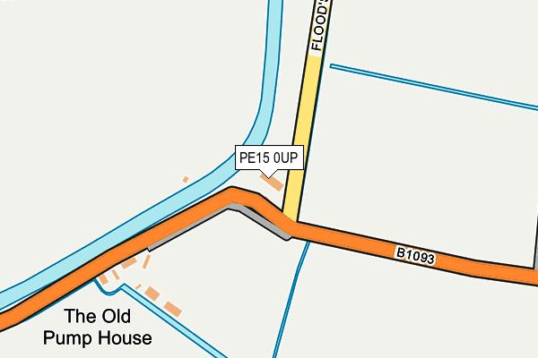 PE15 0UP map - OS OpenMap – Local (Ordnance Survey)