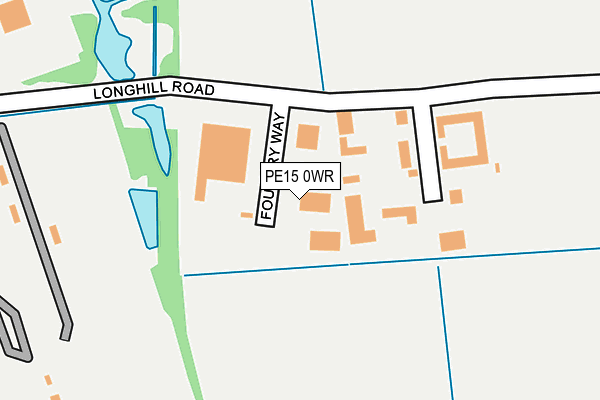 PE15 0WR map - OS OpenMap – Local (Ordnance Survey)