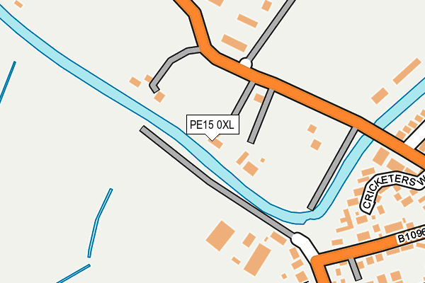 PE15 0XL map - OS OpenMap – Local (Ordnance Survey)