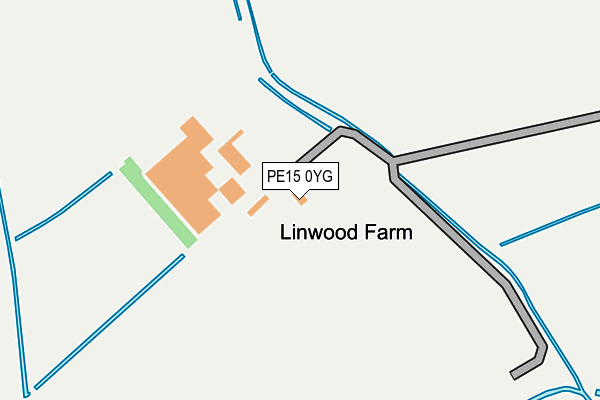 PE15 0YG map - OS OpenMap – Local (Ordnance Survey)