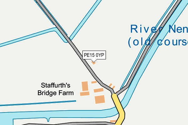 PE15 0YP map - OS OpenMap – Local (Ordnance Survey)